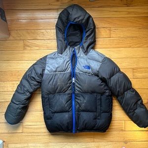 Kids north face reversible jacket
